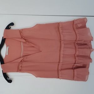 alice + olivia Tiered Sleeveless Blouse